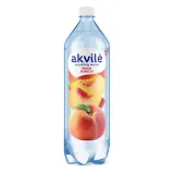 Carbonated water AKVILĖ, peach flavor, 1.5 l
