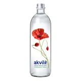 Lightly carbonated natural mineral water AKVILĖ, 750 ml