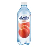 Слабо газированная столовая вода AKVILĖ с персиковым вкусом, 0,6 л