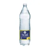 Carbonated lemon flavored table water TICHĖ, 1.5 l