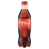Sparkling soft drink COCA-COLA, 0,5l