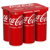 Sparkling soft drink COCA-COLA, 6x0,33 l
