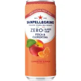 Sparkling peach drink with sweetener SP ZERO, 0,33 l