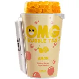 Lemon flavored tea drink with bubbles OMG, 270 ml