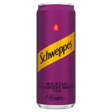 Sparkling drink SCHWEPPES BLUEBERRY MOJITO, 330 ml