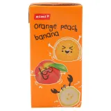 Juice drink RIMI orange peach banana, 200 ml
