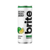 Energy drink BRITE LEMON LIME, 330 ml