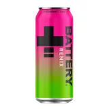 Strawberry lemonade flavored energy drink BATTERY, 0,5 l