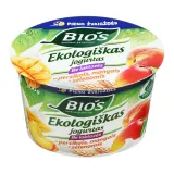 Органический йогурт с персиком, манго BIOS, 3,1%, 200 г