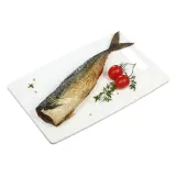 Hot smoked Atlantic mackerel without head, 1 kg