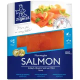 Cold smoked sliced salmon fillet ZIGMAS, 100 g