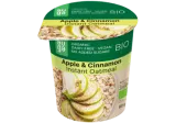 Organic oatmeal AUGA with apples and cinnamon, 60 g