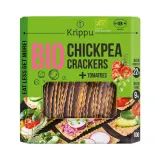 Organic chickpea crackers with tomato KRIPPU, 80 g