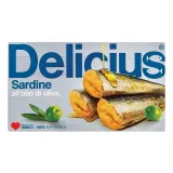Sardines in olive oil DELICIUS, 120 g