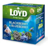 Fruit tea blackberry and blueberry flavor LOYD, 20 x 2 g