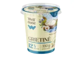 Сметана WELL DONE, 12% жира, 330 г
