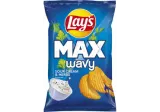 Чипсы из картофеля LAY'S MAXX WAVY, сметанный и травяной вкус, 120 г