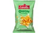 Картофельные чипсы Estrella, со вкусом лука и сыра, 350 г
