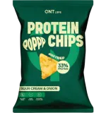 QNT Protein Chips Sour Cream & Onion 50 g