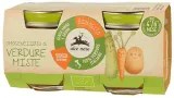 Vegetable puree for babies from 4 months, organic ALCE NERO, 2 x 80 g