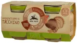 Turkey puree for babies from 4 months, organic ALCE NERO, 2 x 80 g