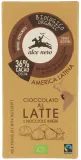 Milk chocolate with hazelnuts, organic ALCE NERO, 100 g
