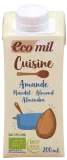 Almond cream for cooking, organic