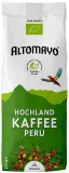 Ground coffee, organic