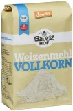 Wheat flour, whole grain, biodynamic BAUCK MÜHLE, 1 kg