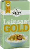 Crushed golden flax seeds, organic BAUCK MÜHLE, 200 g