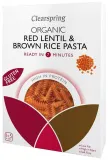 Red lentil and brown rice pasta, gluten-free, organic CLEARSPRING, 250 g
