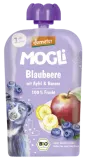 Blueberry, apple and banana puree, biodynamic