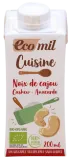 Cashew cream for cooking without sugar, organic ECOMIL, 200 ml