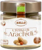 Smooth peanut cream 100% without skins, organic AIELLO, 200 g