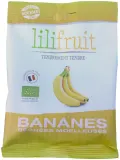 Soft dehydrated bananas, organic LILIFRUIT, 70 g
