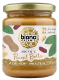 Crunchy peanut butter with salt, organic BIONA, 500 g