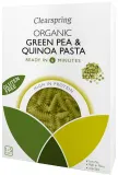 Green pea and quinoa pasta, organic CLEARSPRING, 250 g