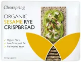 Crispy rye bread with sesame, organic CLEARSPRING, 200 g
