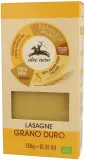 Durum wheat pasta for lasagna, organic ALCE NERO, 250 g