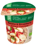 Oatmeal with bananas and strawberries, organic AUGA, 60 g