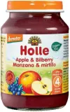 Apple and blueberry puree for babies from 5 months, biodynamic
