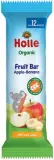Fruit bar with apples and bananas, from 12 months, organic