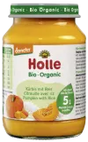 Pumpkin and rice puree for babies from 5 months, biodynamic