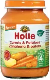 Carrot and potato puree for babies from 5 months, biodynamic HOLLE, 190 g