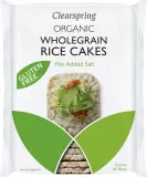Whole grain rice cakes without salt, organic