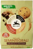 Semi-whole grain wheat cookies with chocolate chips, organic ALCE NERO, 250 g