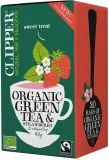 Green tea with strawberries, organic CLIPPER