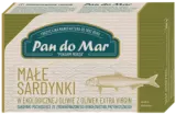 Sardines in organic olive oil