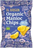 Cassava chips with salt, organic
