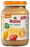 Apple and pear puree for babies from 5 months, biodynamic